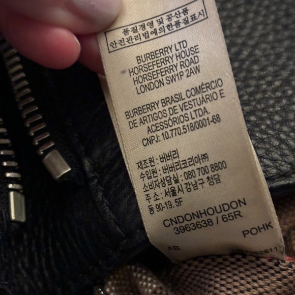 BURBERRY Maidstone Medium Leather and House Check Canvas Tote/Shoulder Bag - Picture 11 of 14